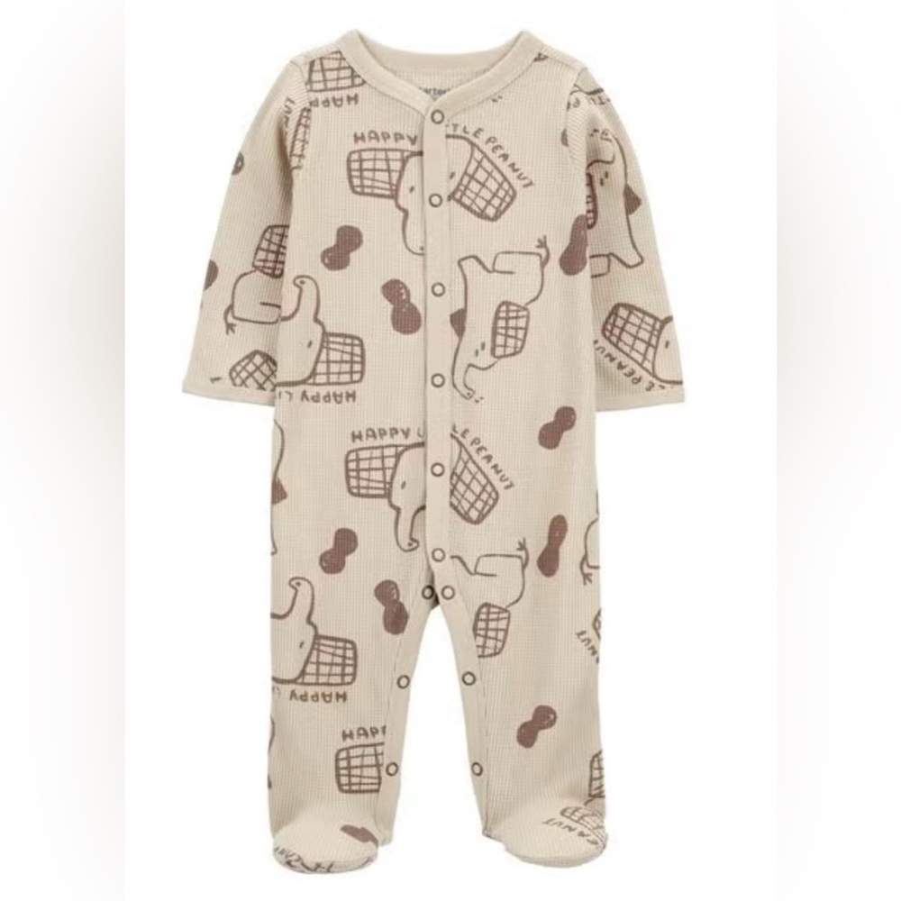 Carter’s Baby Elephant Snap-Up Thermal Sleep & Play Pajamas
